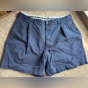 Size 38 POLO RALPH LAUREN BLUE VINTAGE CHINO DAD SHORTS TIGHT FITTING MORE 36